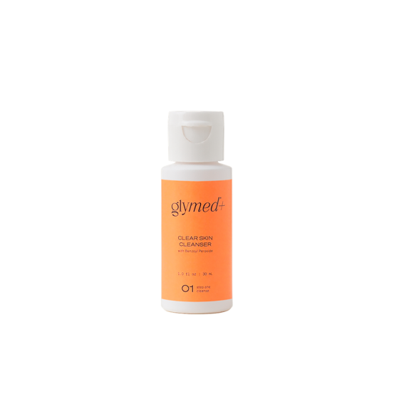 Лікувальний гель для очищення бензоїл пероксидом GlyMed Plus Skin Wash, 30 мл