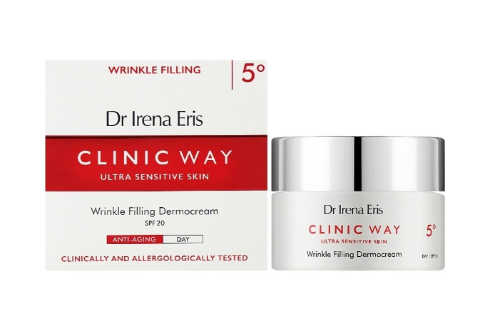 Интенсивный липидный крем против морщин для лица и глаз Dr. Irena Eris Clinic Way 5° Intense Anti-Wrinkle Lipid Filling, 50 мл