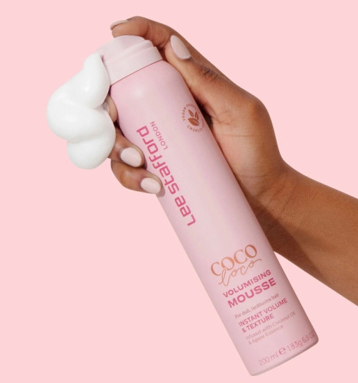 Фіксуюча пінка для волосся з екстрактом агави Lee Stafford Coco Loco With Agave Coconut Mousse, 200 мл
