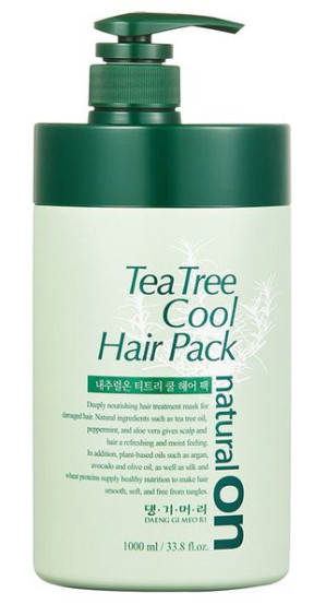 Натуральная освежающая маска на основе чайного дерева daeng gi meo ri Tea tree cool hair pac, 1000мл