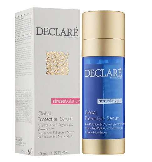 Двофазна захисна антистрес сироватка Declare Stress Balance Global Protection Serum, 40 мл