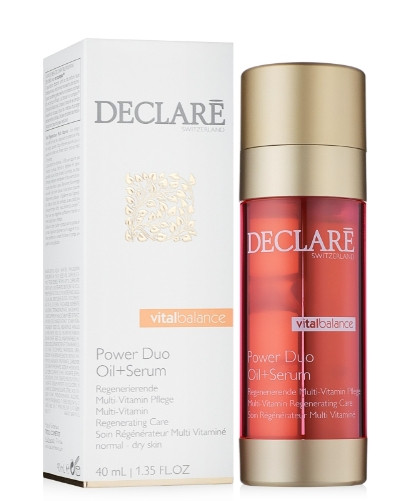 Двофазний відновлюючий засіб Олія+Сироватка Declare Vital Balance Power Duo Oil+Serum, 50 мл