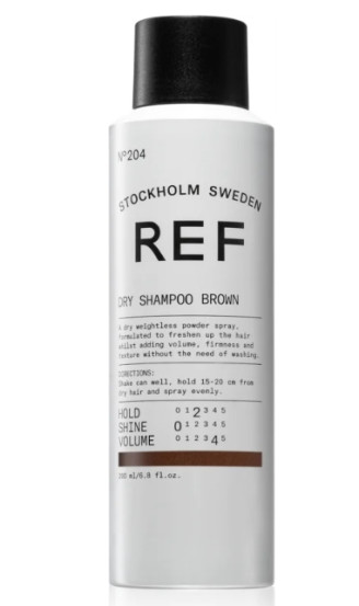 Сухой шампунь для каштановых оттенков волос REF Styling Dry Shampoo Brown, 200 мл