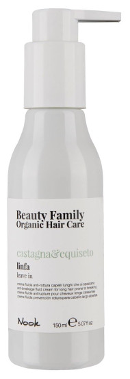 Укрепляющий крем-флюид для длинных ломких волос Nook Beauty Family Organic Hair Care, 150 мл