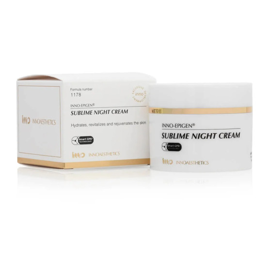 Нічний крем для сухої шкіри EPIGEN SUBLIME NIGHT CREAM, Innoaesthetics, 50мл