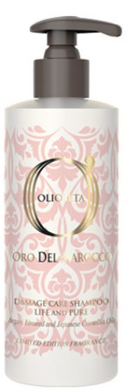 Шампунь питательный с маслом арганы и маслом семян льна Barex Olioseta Oro del Marocco Shampoo, 250 мл