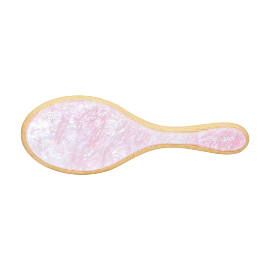 Овальная щетка для волос Emi Jay Flat Brush in Pink Sugar