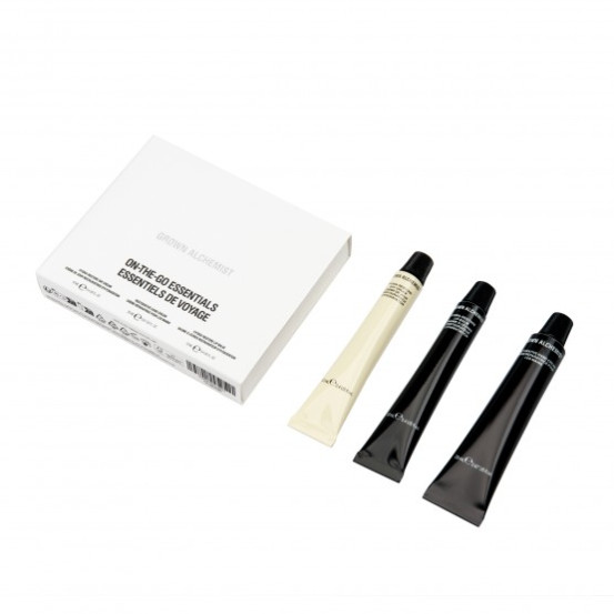 Тріо фаворитів для догляду за обличчям, губами та руками Grown Alchemist On-The-Go Essentials Kit