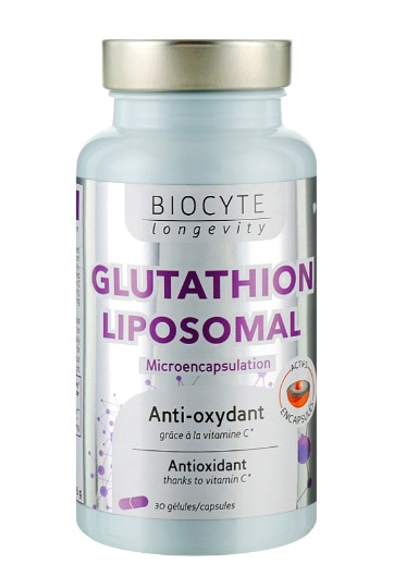 Антиоксиданти Biocyte Glutathion Liposomal, 30 шт