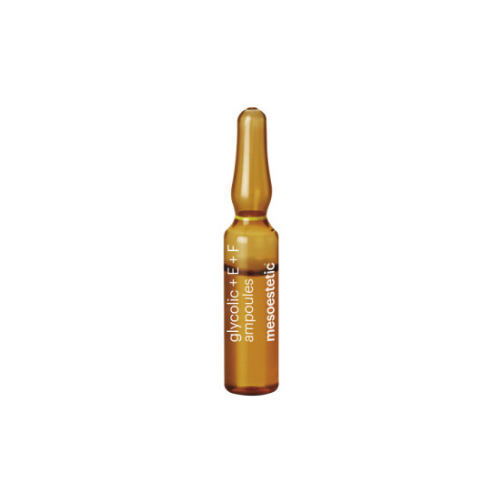 Ампулы с 10% гликолевой кислотой с витаминами Е+F Mesoestetic Home Performance 10% + vit. E and F, 10х2 мл