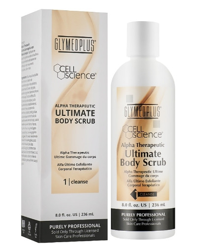 Тонизирующий скраб для тела Альфа GlyMed Plus Cell Science Alpha Therapeutic Ultimate Body Scrub, 236 мл