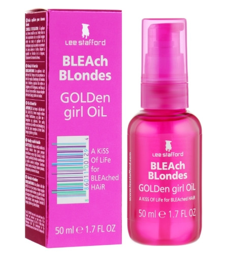 Питательное масло для осветленных волос Lee Stafford Bleach Blondes Golden Girl Oil, 50 мл