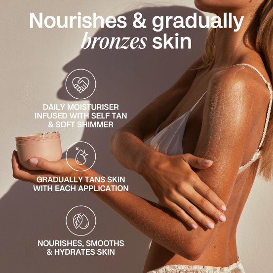 Баттер для тела с постепенным эффектом загара Bali Body Gradual Tanning Butter, 220 г