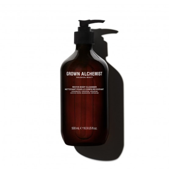 Восстанавливающий Гель для тела Герань, Мандарин, Кедр Grown Alchemist Revive Body Cleanser Refill, 500 мл