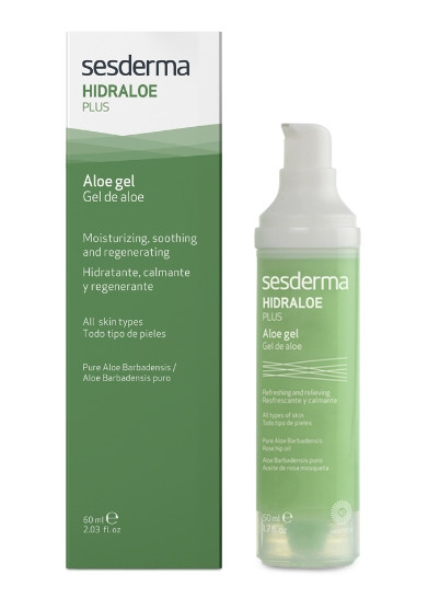 Зволожуючий гель для обличчя з алое Sesderma Hidraloe Plus Aloe Gel, 50 мл