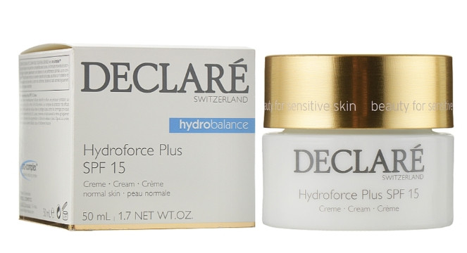 Ультразволожуючий денний крем SPF 15 Declare Hydroforce Plus Cream SPF 15, 50 мл