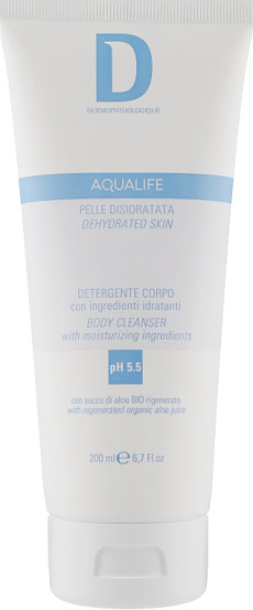 Зволожуючий очищуючий гель для душу 3 в 1 AquaLife Gel Body Detergent 3 in 1 NEW DERMOPHISIOLOGIQUE, 250 мл