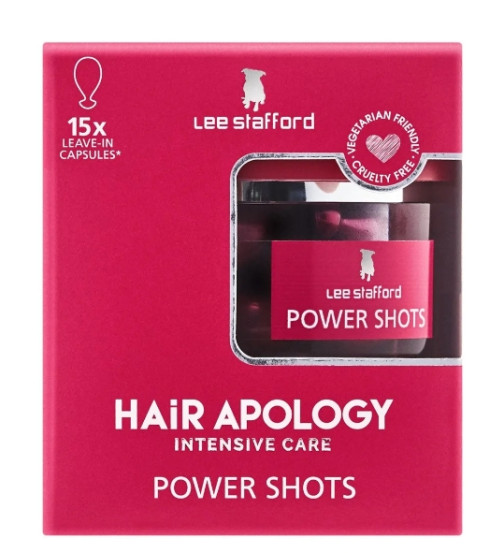 Капсули для інтенсивного лікування пошкодженого волосся Lee Stafford Hair Apology Power Shots, 15х1.25 мл