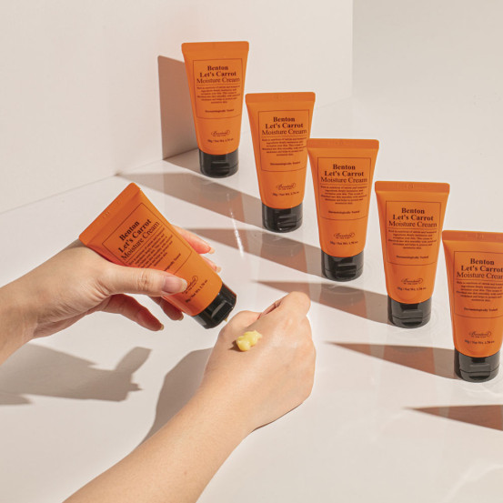 Поживний крем з екстрактом моркви Benton Let`s Carrot Moisture Cream, 50 г