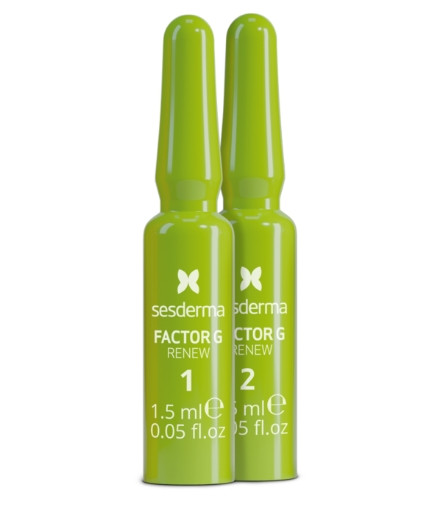 Біостимулюючі ампули-концентрат для обличчя Sesderma Factor G Renew Ampollas Biostimulants, 7×1.5 мл