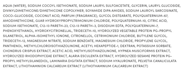 Зволожувальний шампунь з пептидами L'Alga Seahydrate CPR Molecular Repair Peptide-18 Shampoo For Medium & Coarse Hair, 200 мл