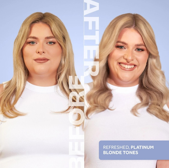 Тонирующие ампулы с синим пигментом Lee Stafford Bleach Blondes Ice White Cool Shots, 4х15 мл