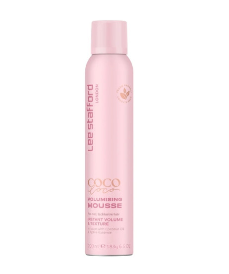 Фіксуюча пінка для волосся з екстрактом агави Lee Stafford Coco Loco With Agave Coconut Mousse, 200 мл