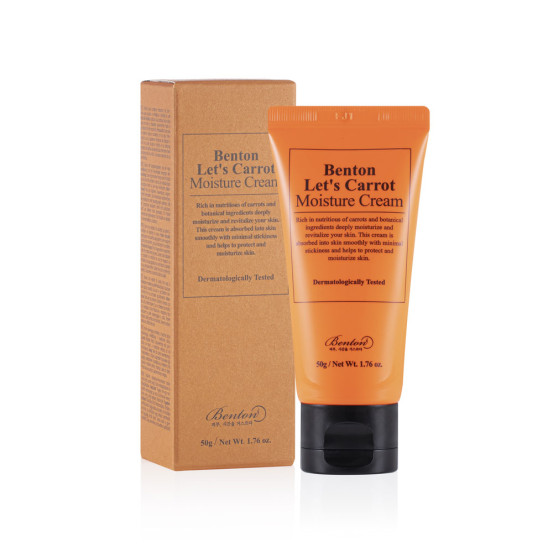 Поживний крем з екстрактом моркви Benton Let`s Carrot Moisture Cream, 50 г