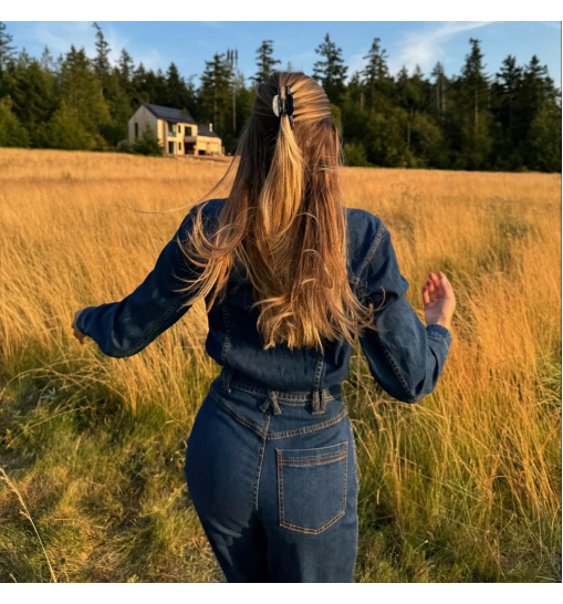 Средний крабик для волос Emi Jay Lil Effing Clip In Blueberry