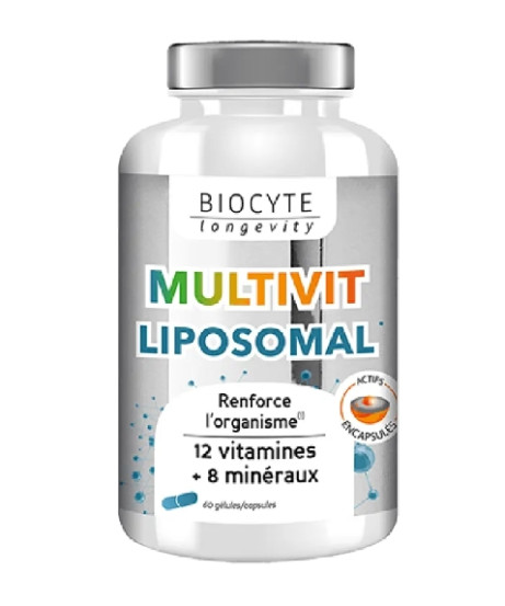 Дієтична добавка для зміцнення організму Biocyte Multivitamines Liposomal, 60 шт