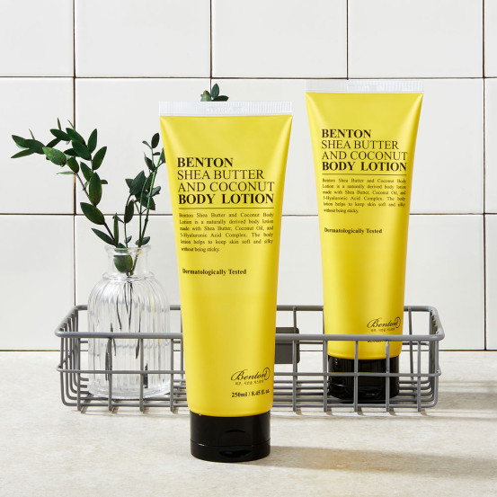 Лосьйон для тіла з олією ши та кокосом, Benton Shea Butter and Coconut Body Lotion, 250 мл