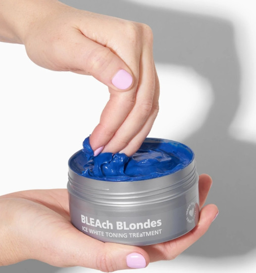 Тонирующая маска для пепельных и седых оттенков Lee Stafford BLEAch Blondes Toning Mask Purple Reign, 200 мл