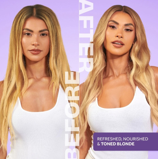 Тонуючий фіолетовий шампунь для освітленого волосся Lee Stafford Bleach Blondes Purple Toning Shampoo, 50 мл