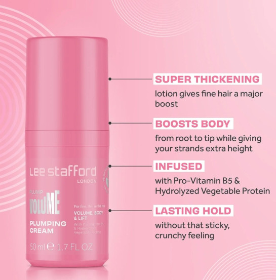 Крем для объема Lee Stafford Plump up The Volume Plumping Cream, 50 мл