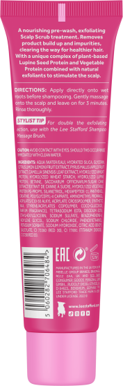 Стимулирующий скраб для кожи головы для усиления роста волос Lee Stafford Grow Strong & Long Stimulating Scalp Scrub, 100 мл