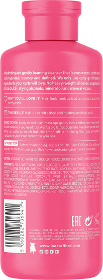 Безсульфатний шампунь для кучерявого волосся Lee Stafford For The Love Of Curls Shampoo, 250 мл