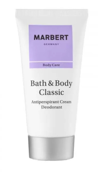 Антиперспирант крем дезодорант Marbert Bath & Body Classic Antiperspirant Cream Deodorant, 50 мл