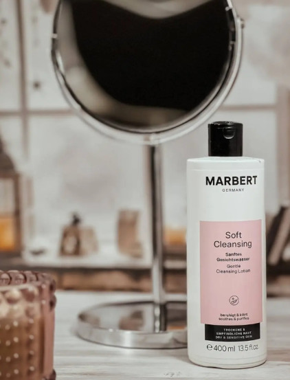 Ніжний лосьйон для чутливої та сухої шкіри Marbert Gentle Cleansing Lotion, 400 мл