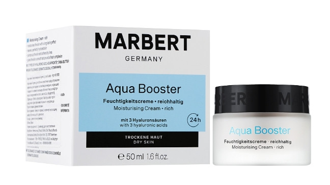 Насыщенный увлажняющий крем для сухой и обезвоженной кожи Marbert Moisturising Cream rich, 50 мл
