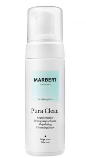 Очищаюча пінка для жирної шкіри Marbert PuraClean Regulating Cleansing Foam, 150 мл