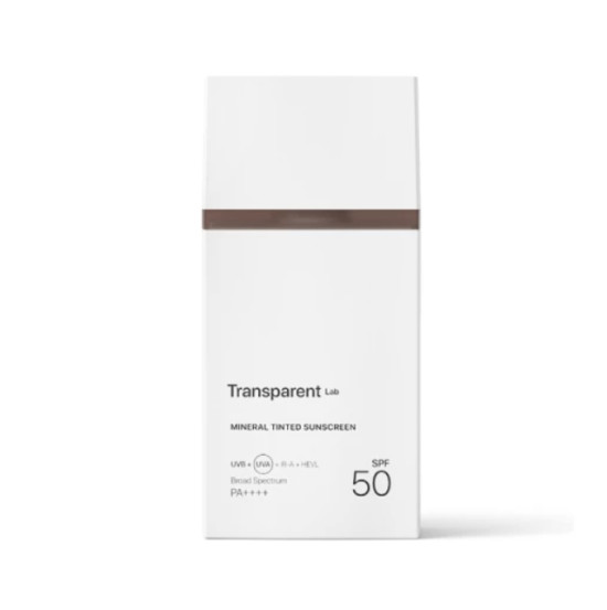Мінеральний сонцезахисний крем у відтінку Dark Transparent-Lab Mineral Tinted Sunscreen Dark, 100 мл