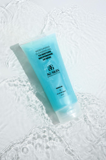 Гель для умывания и восстановление микробиома кожи AG SKIN Moisturizing cleansing gel, 230 мл