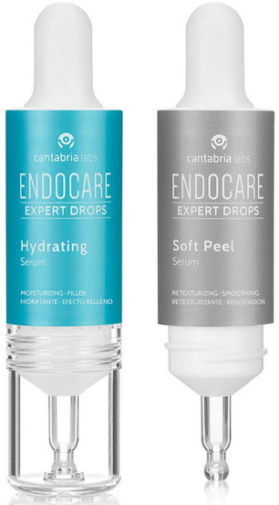 Набор сывороток Протокол увлажнения кожи Cantabria Labs Endocare Expert Drops Hydrating Protocol, 2x10 мл