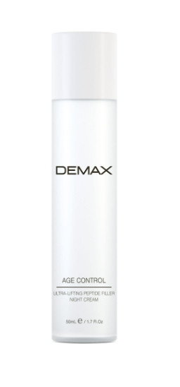 Нічний ліфтинг-крем, що заповнює, з пептидами Demax Age control ultra-lifting peptide filler night cream, 50 мл