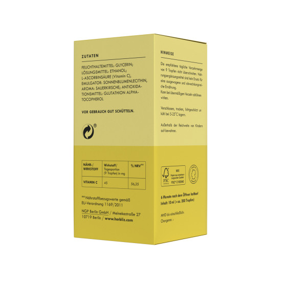 Витамин С в каплях Herbliz Vitamin C, 10 мл