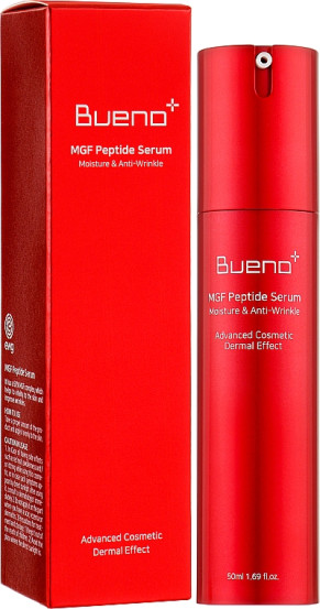 Пептидная сыворотка против морщин Bueno MGF Peptide Serum, 50 мл