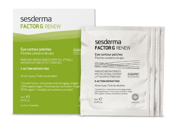 Омолоджуючі патчі навколо очей Sesderma Factor G Renew, 4 шт