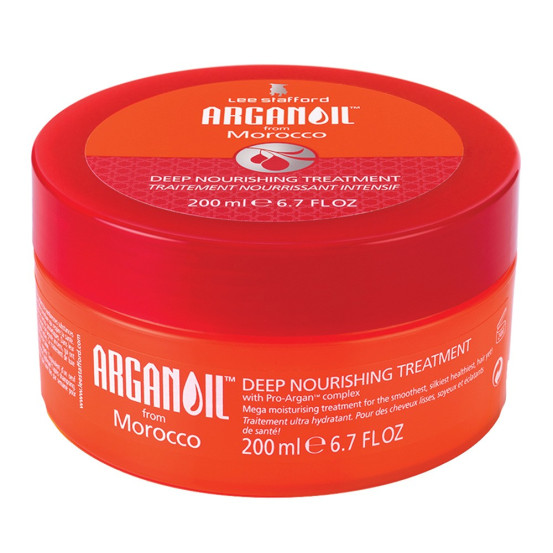 Питательная маска для волос с аргановым маслом Lee Stafford Argan Oil Treatment, 200 ml