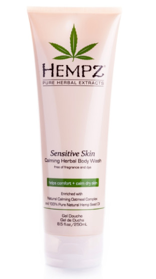 Успокаивающий гель для душа для чувствительной кожи Hempz Calming Wash For sensitive skin, 250 мл