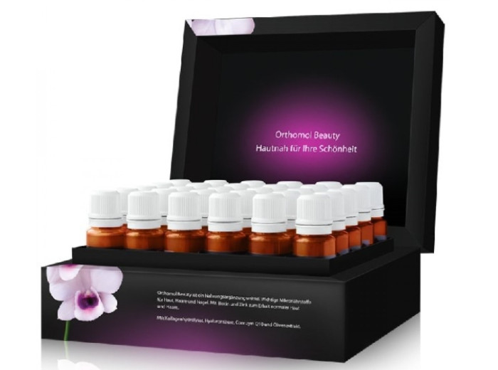 Витамины питьевые для улучшения состояния кожи, ногтей и волос Orthomol Beauty Refill, 30х20 мг